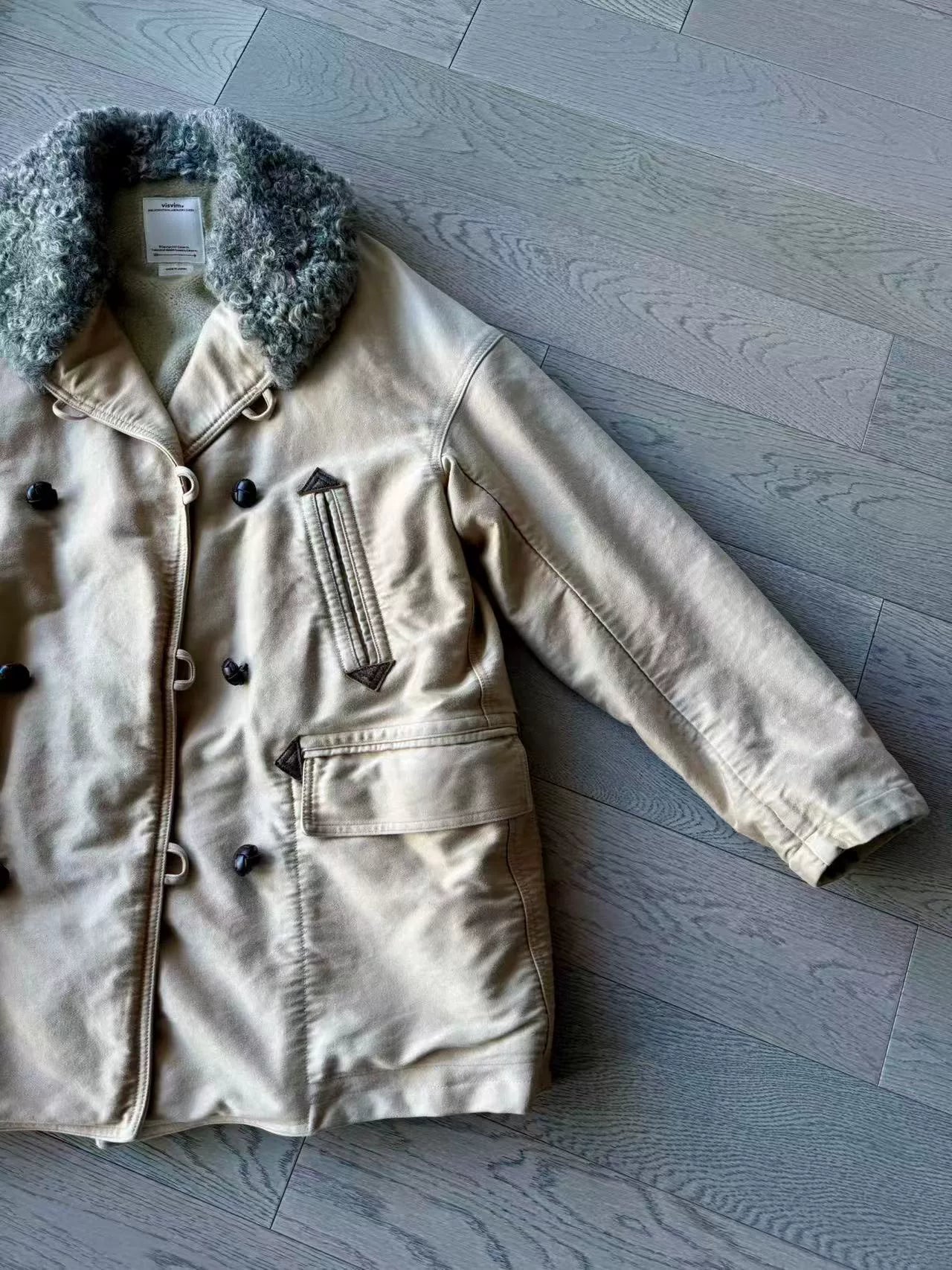visvim Furlong Coat Beige Size 2