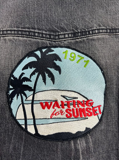 Saint Laurent FW21 Coconut Tree Denim Jacket