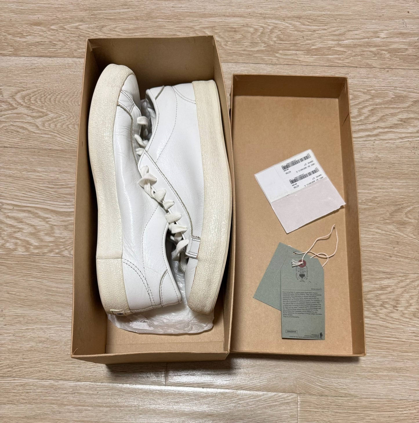 WTAPS 16SS Low-Top Leather Shoes
