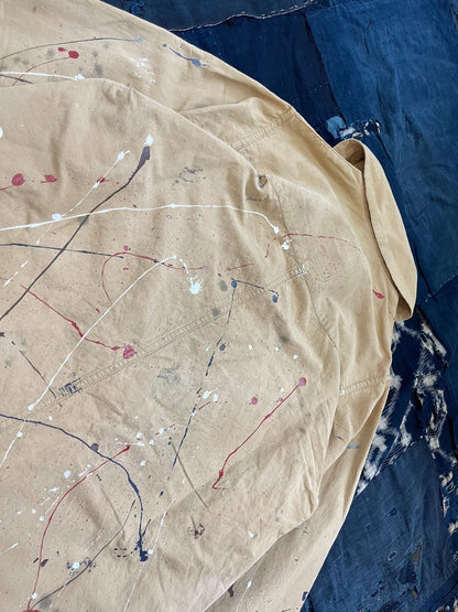 VISVIM 18AW Grease Monkey Paint Splatter Coat