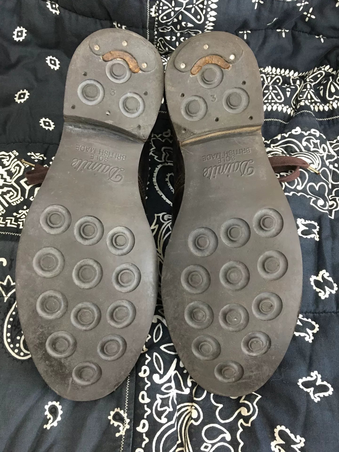 visvim brigadier boots in dark brown