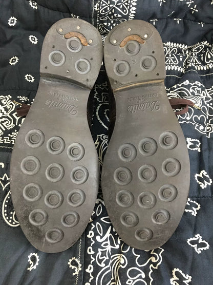 visvim brigadier boots in dark brown