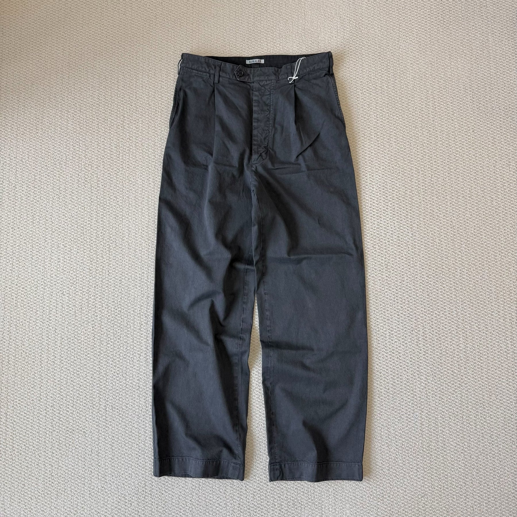 AURALEE FINX LIGHT CHINO PANTS