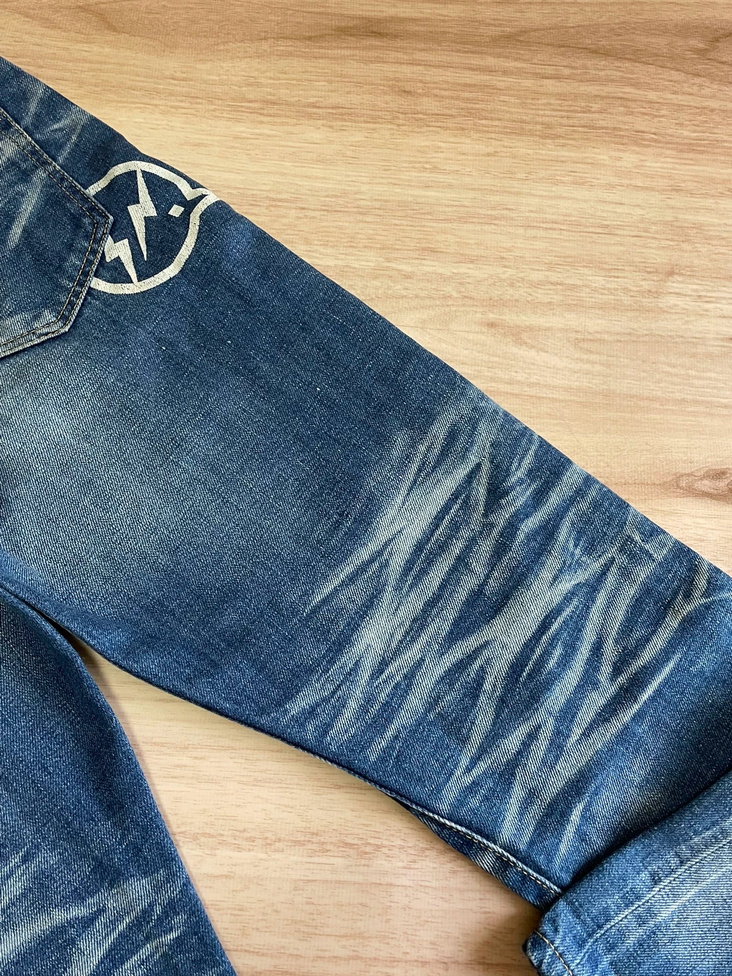 Vanquish Fragment Lightning Wash Jeans