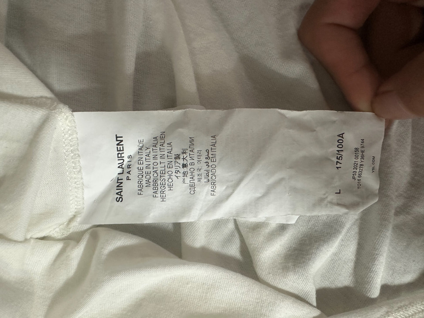 Saint Laurent SLP Reverse Logo T-Shirt
