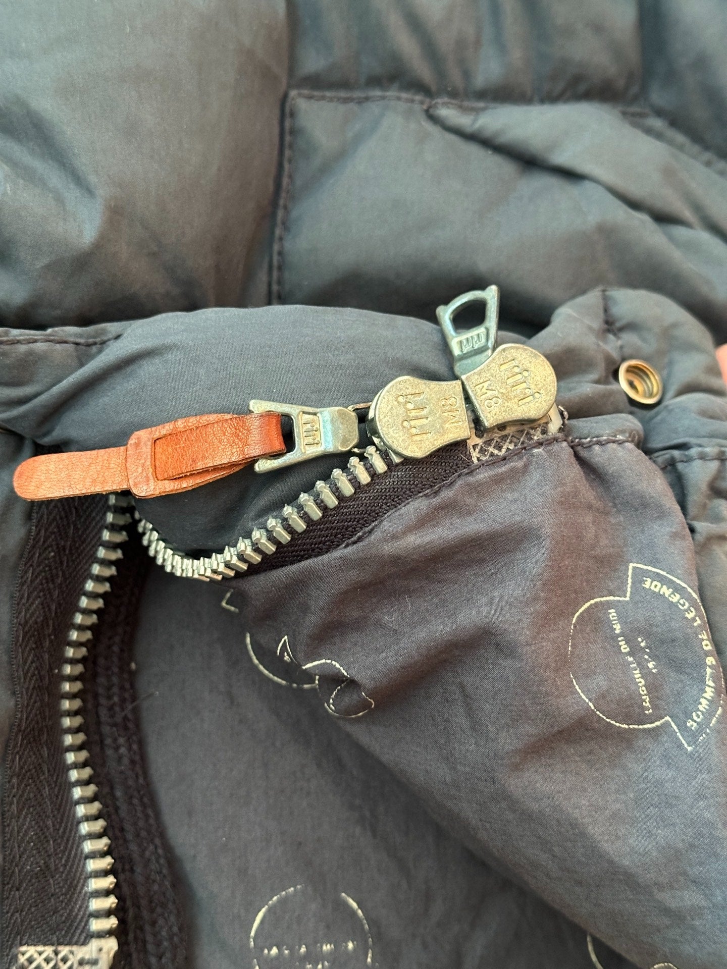 Moncler V x visvim short down jacket