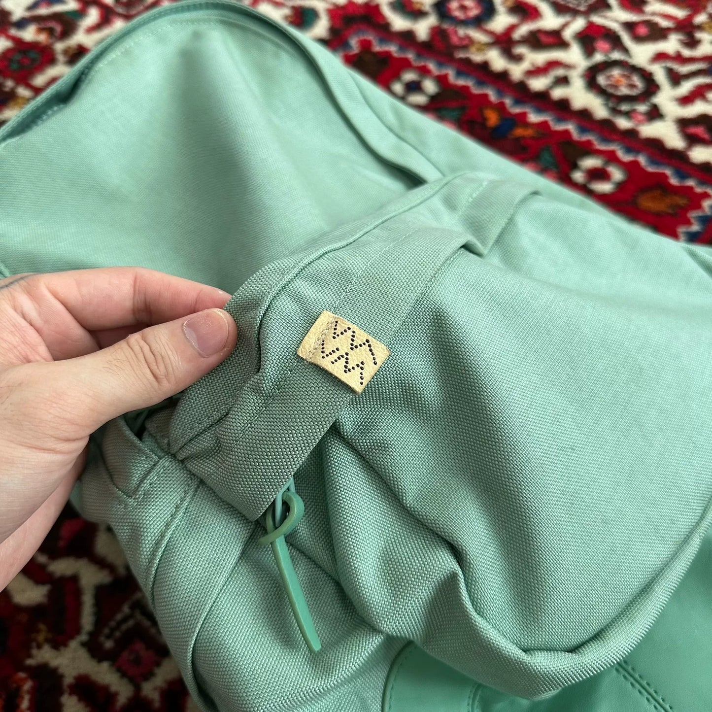 visvim cordura leather backpack