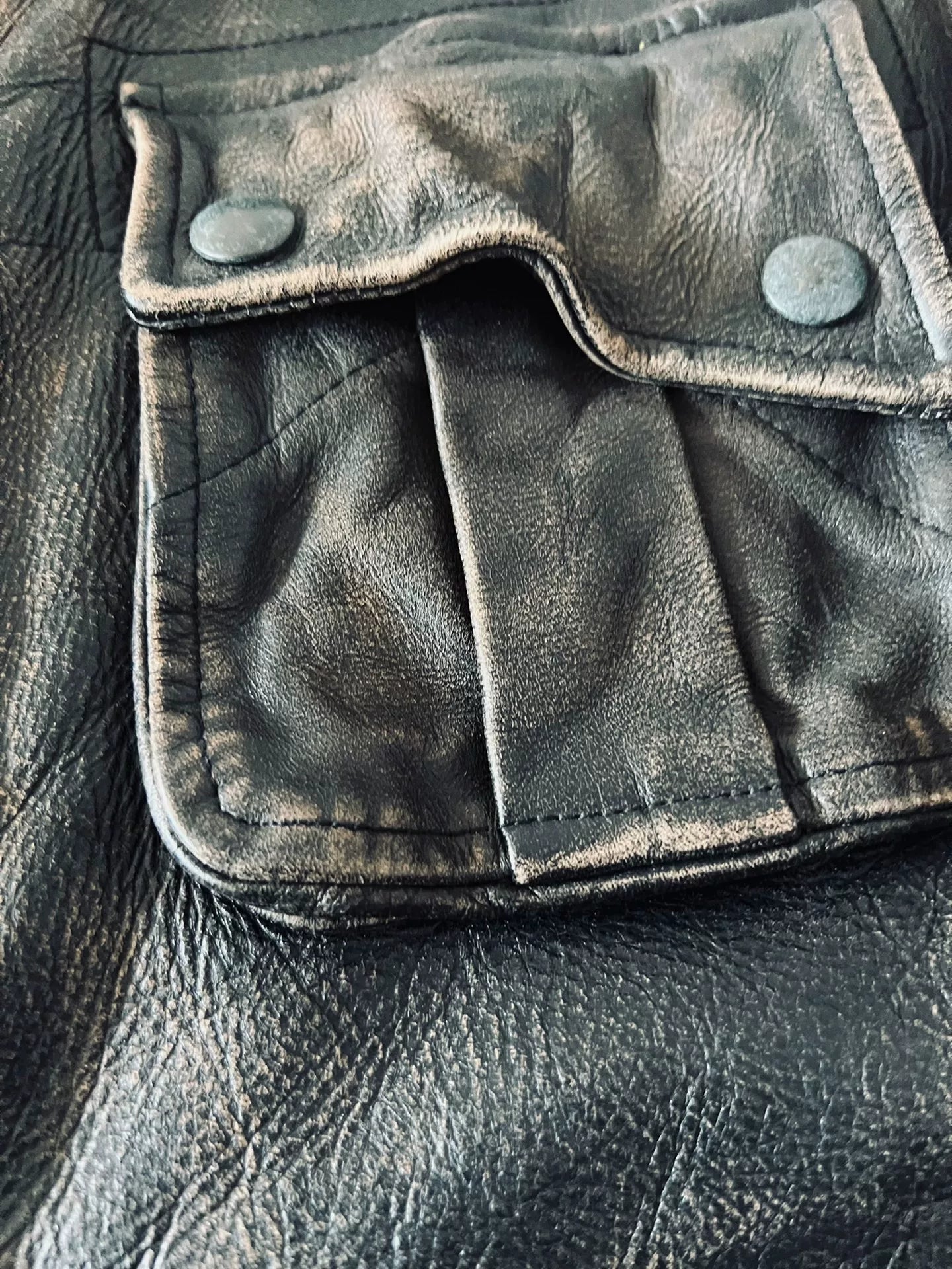 RRL Leather Safari Jacket