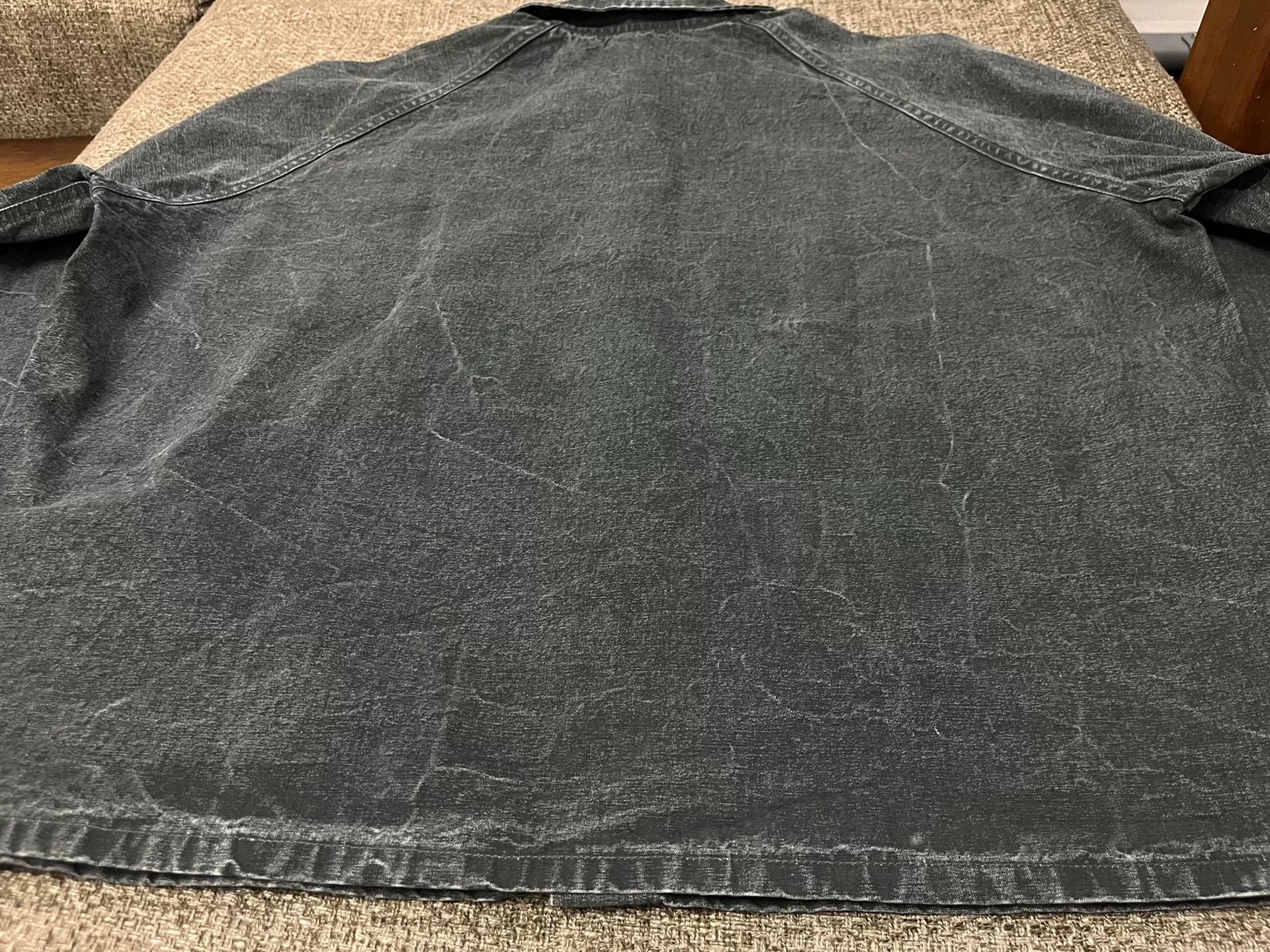 A.presse 25ss Black Washed Safari Jacket
