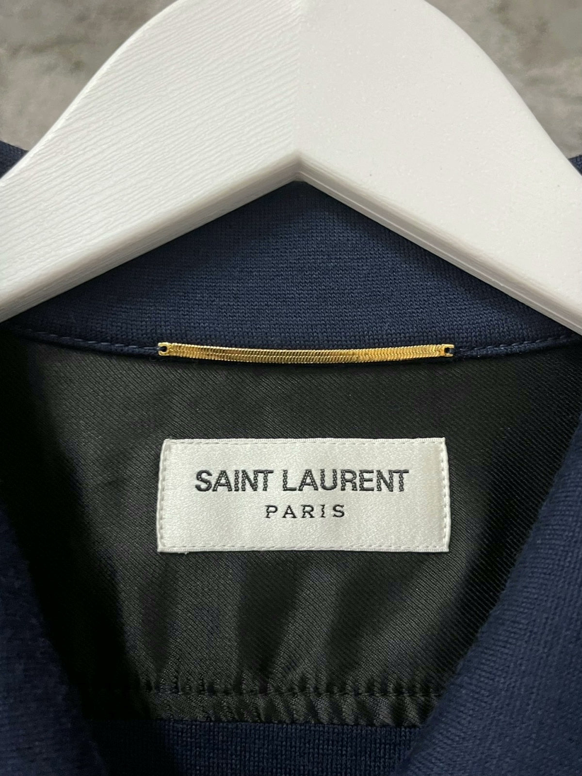 Saint Laurent Dark Blue YSL Logo Shirt