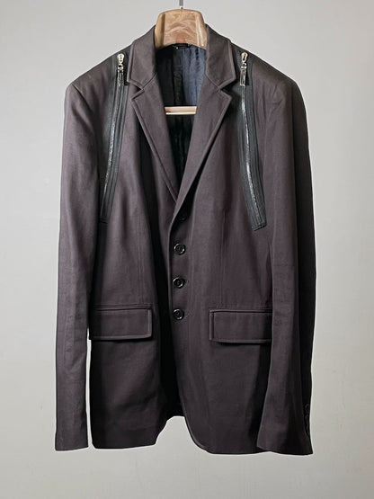 Dirk Bikkembergs Double Zipper Suit Jacket
