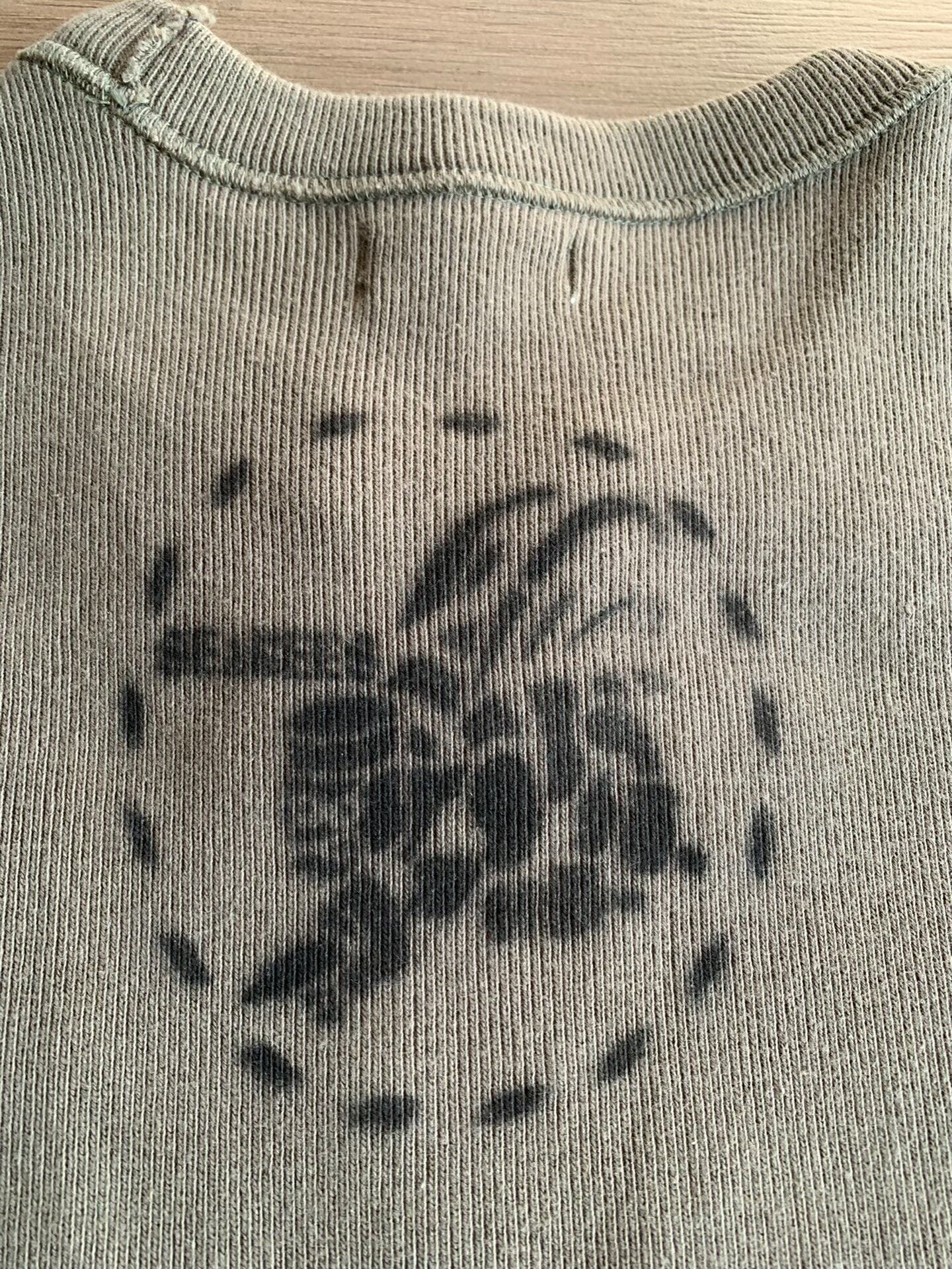 vintage long sleeve tee with sea bees design