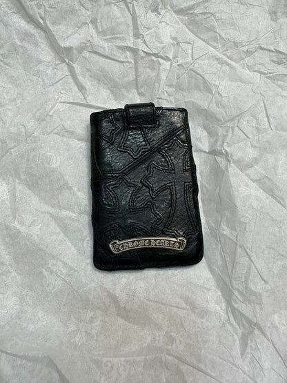 Chrome Hearts Cross Leather Card Holder