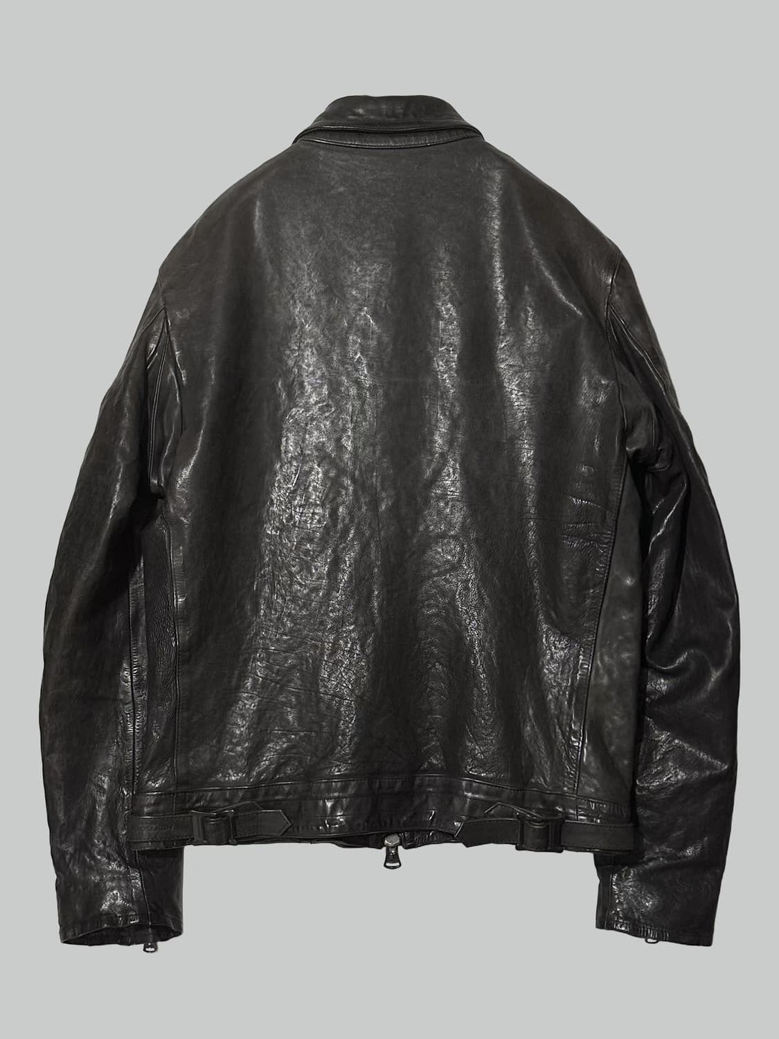 Yohji Yamamoto Backlash Leather Jacket