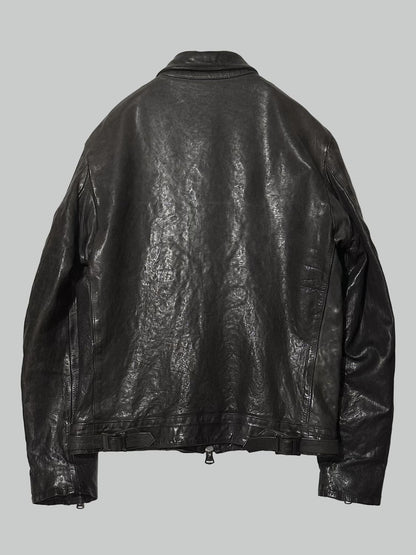 Yohji Yamamoto Backlash Leather Jacket