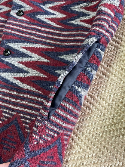 neighborhood red ethnic style jacket