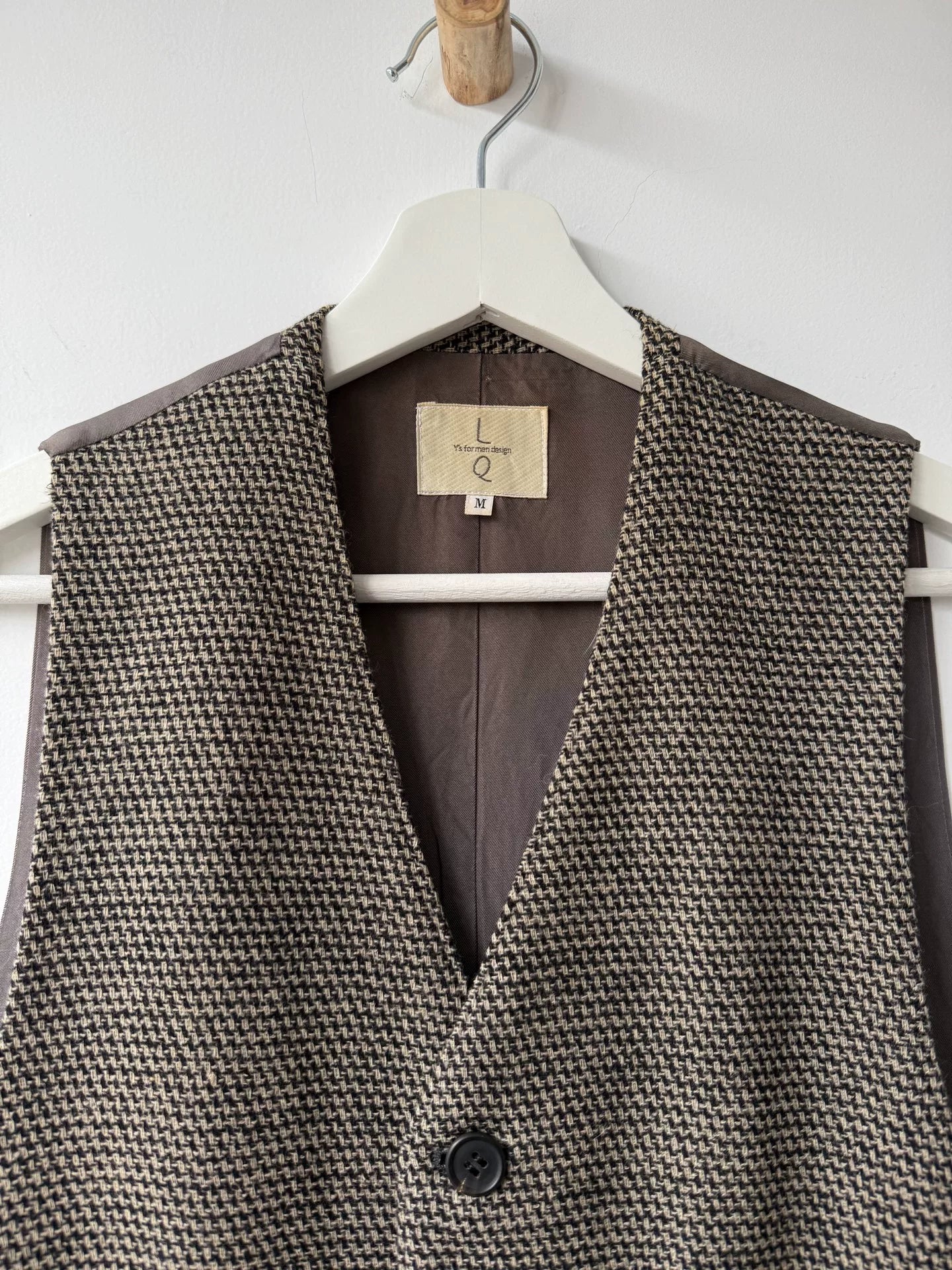 yohji yamamoto wool vest from the 90s