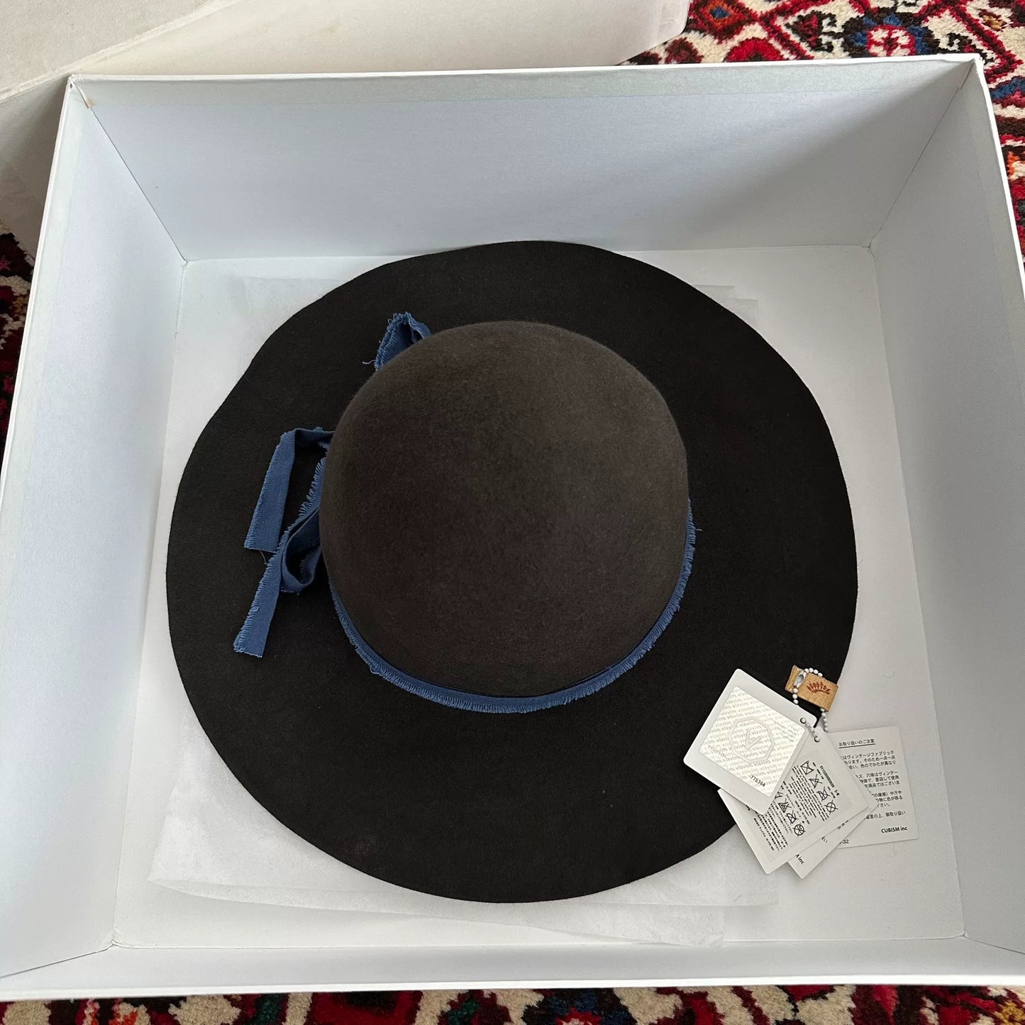 visvim laureate hat kofu black