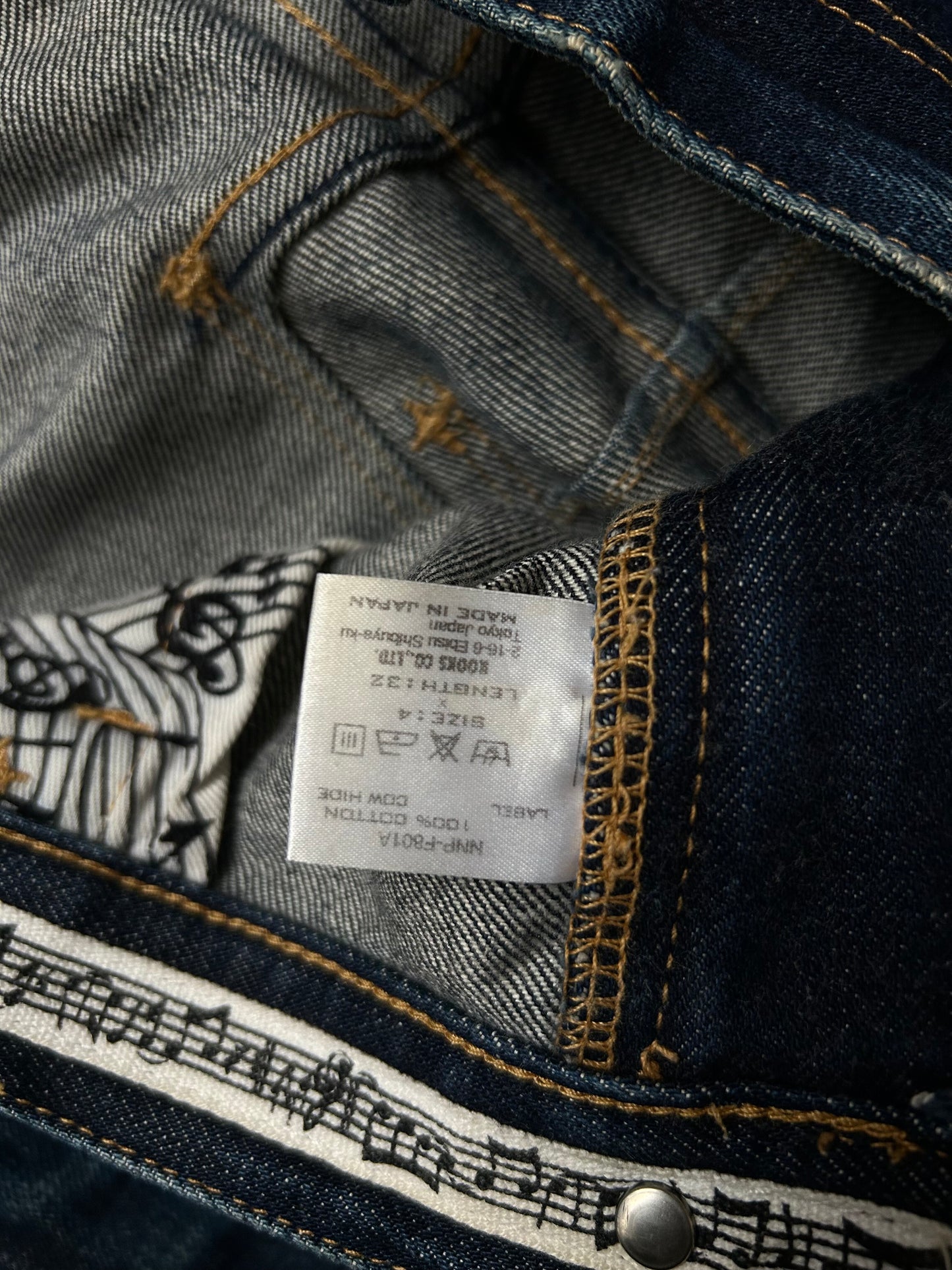 Number Nine Washed Denim Jeans