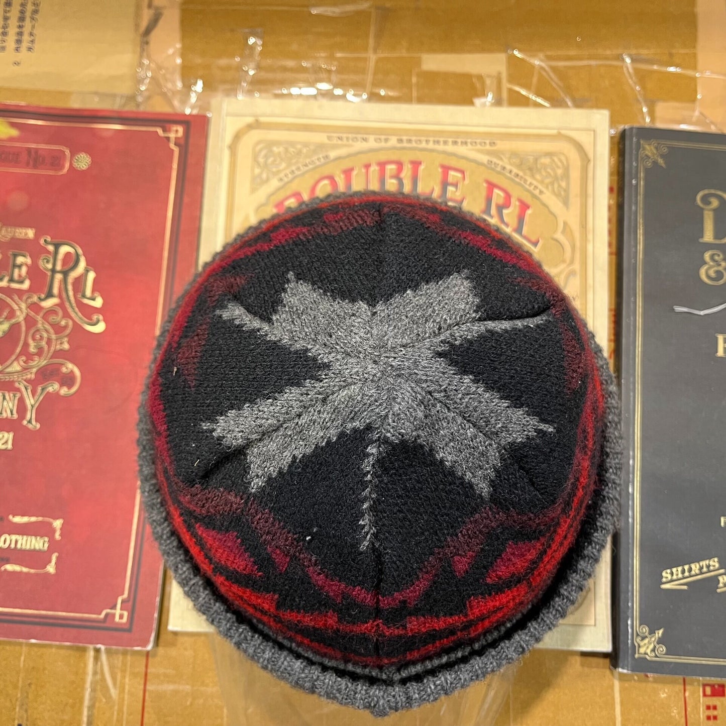 RRL Navajo Knit Wool Beanie