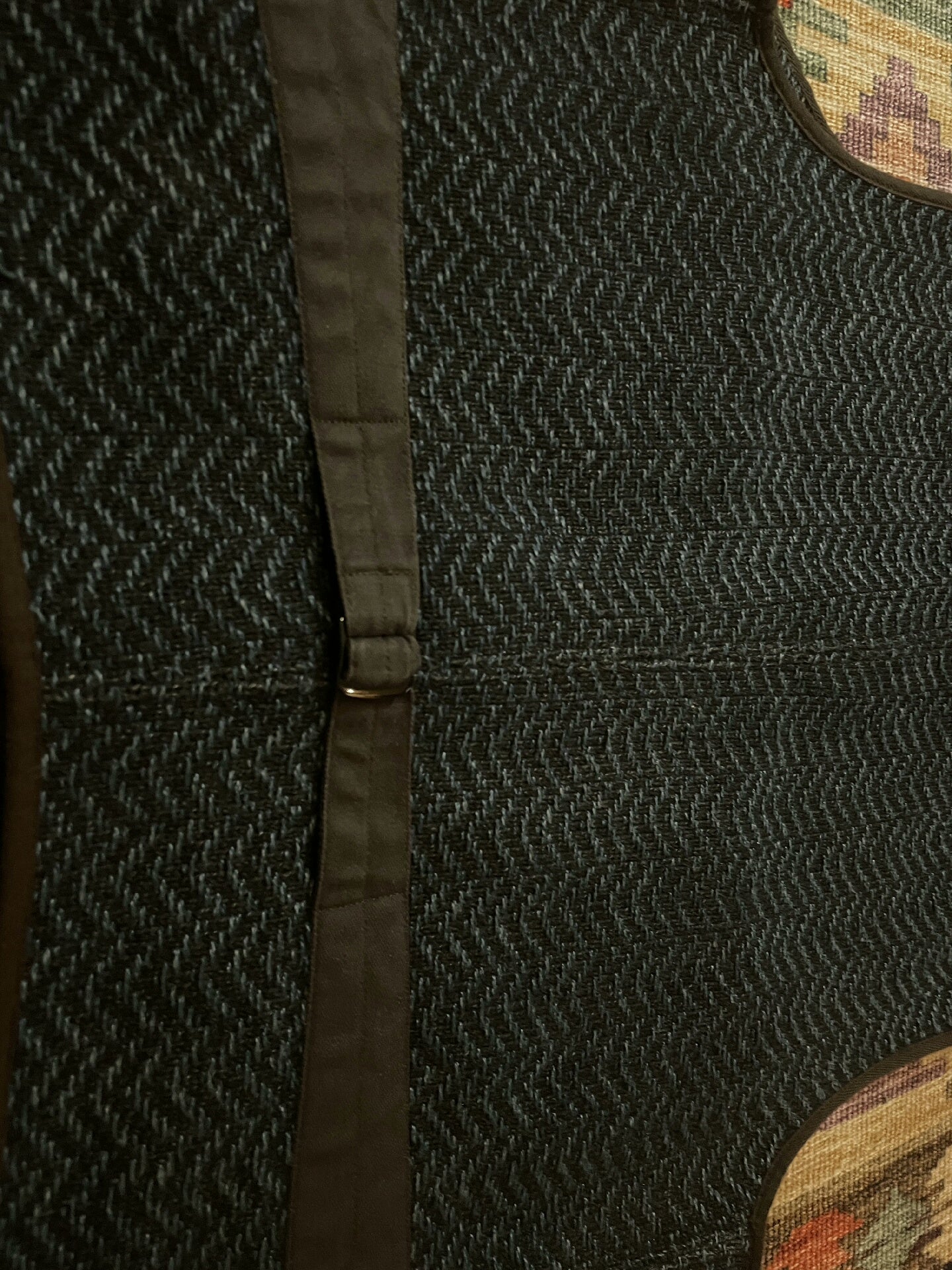 Double RL RRL Herringbone Indigo Vest S