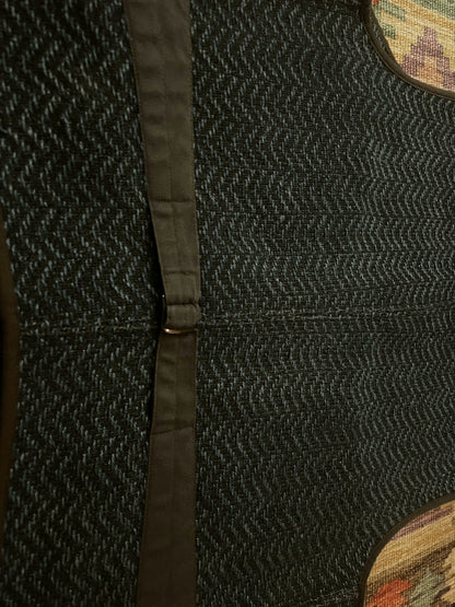 Double RL RRL Herringbone Indigo Vest S