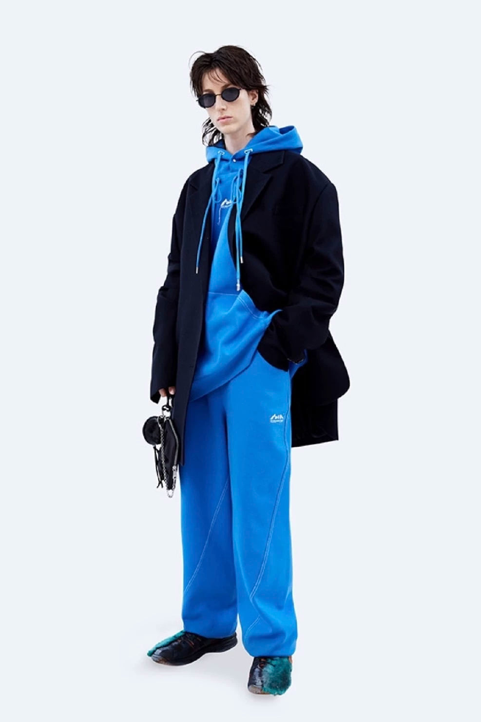 ader error black hoodie size 2