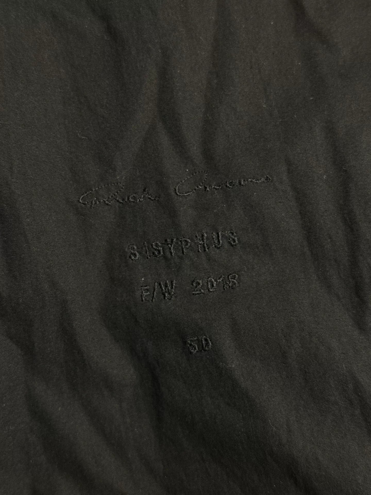 Rick Owens Wool Linen Blend MA-1 Jacket