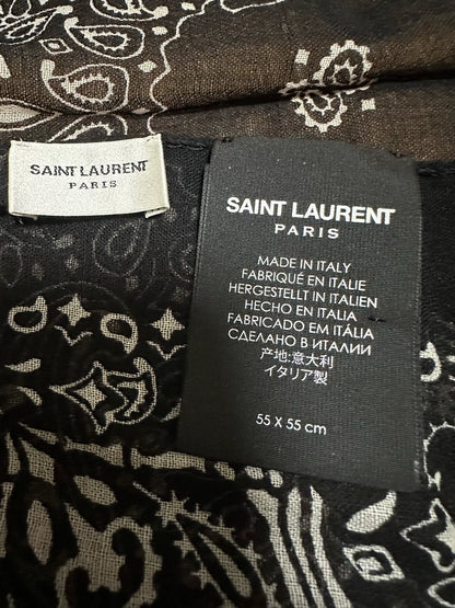 Saint Laurent Wool Square Scarf