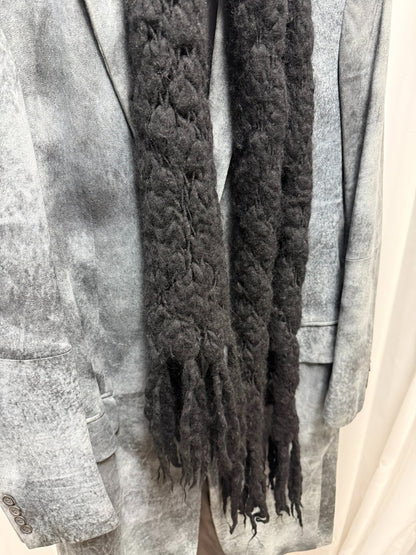 Yohji Yamamoto Wool Thick-Knit Scarf