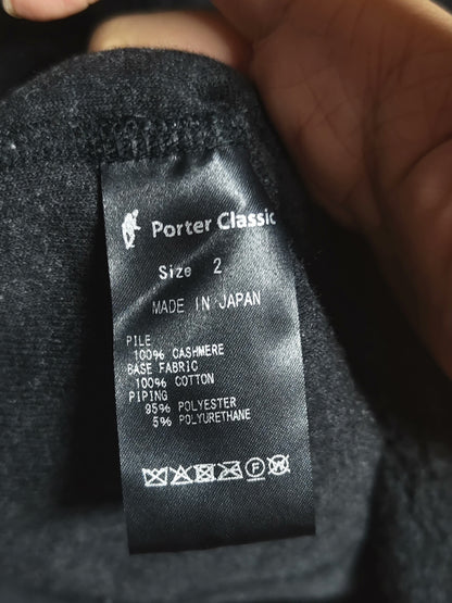 black cashmere turtleneck sweater size 2