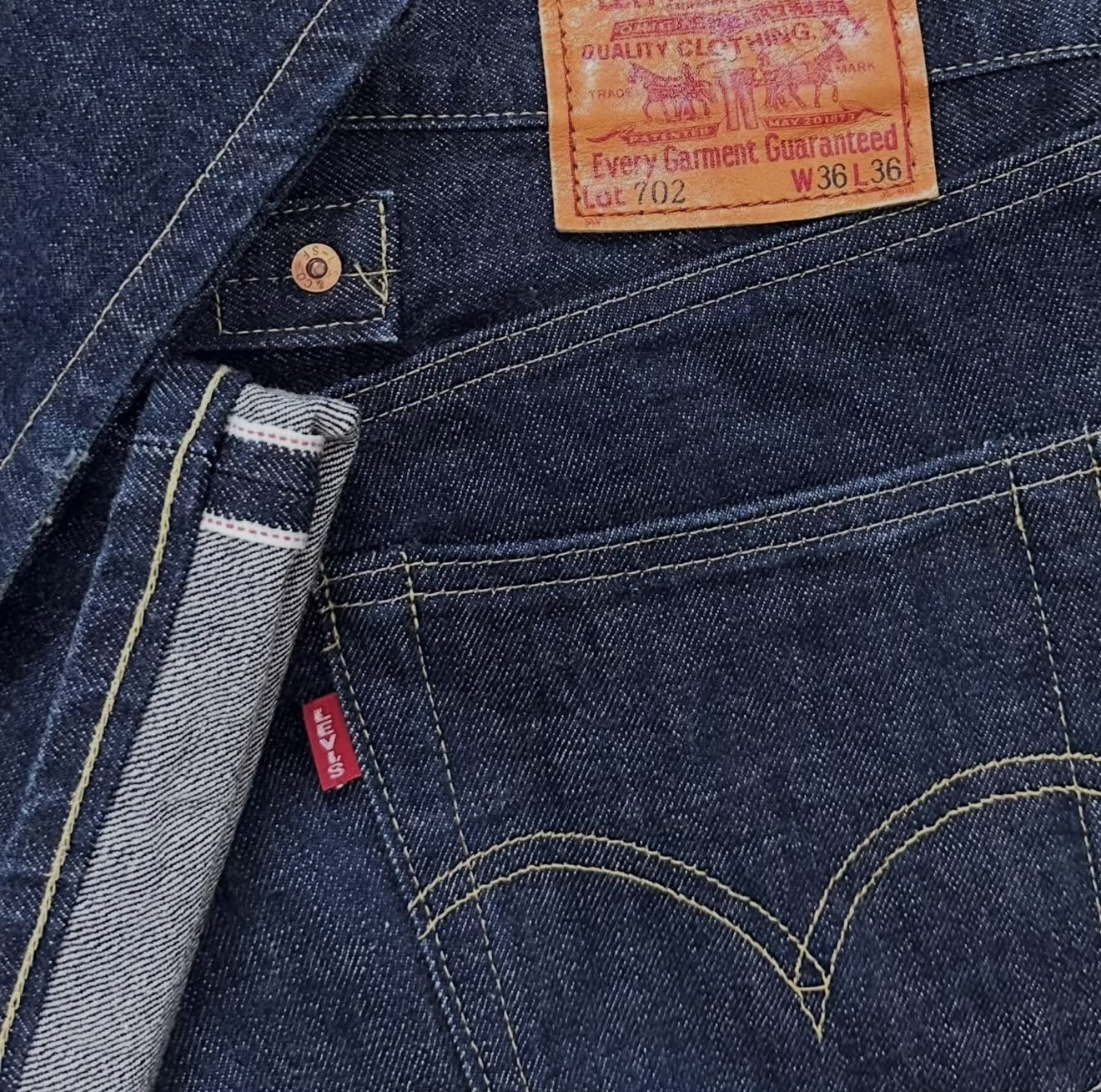 Vintage Levi's 90s 702xx BigE Japan Selvedge