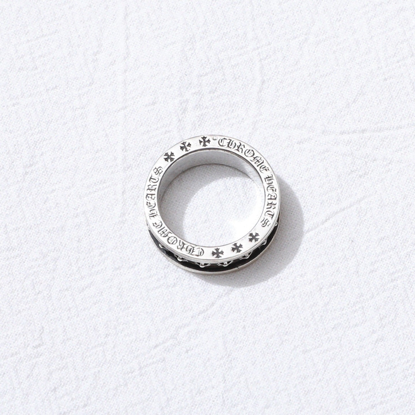 Chrome Hearts 925 Silver Mini Plus Ring