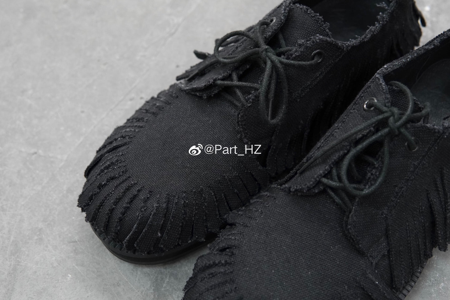 Yohji Yamamoto A/W 2018 Distressed Fringe Shoes