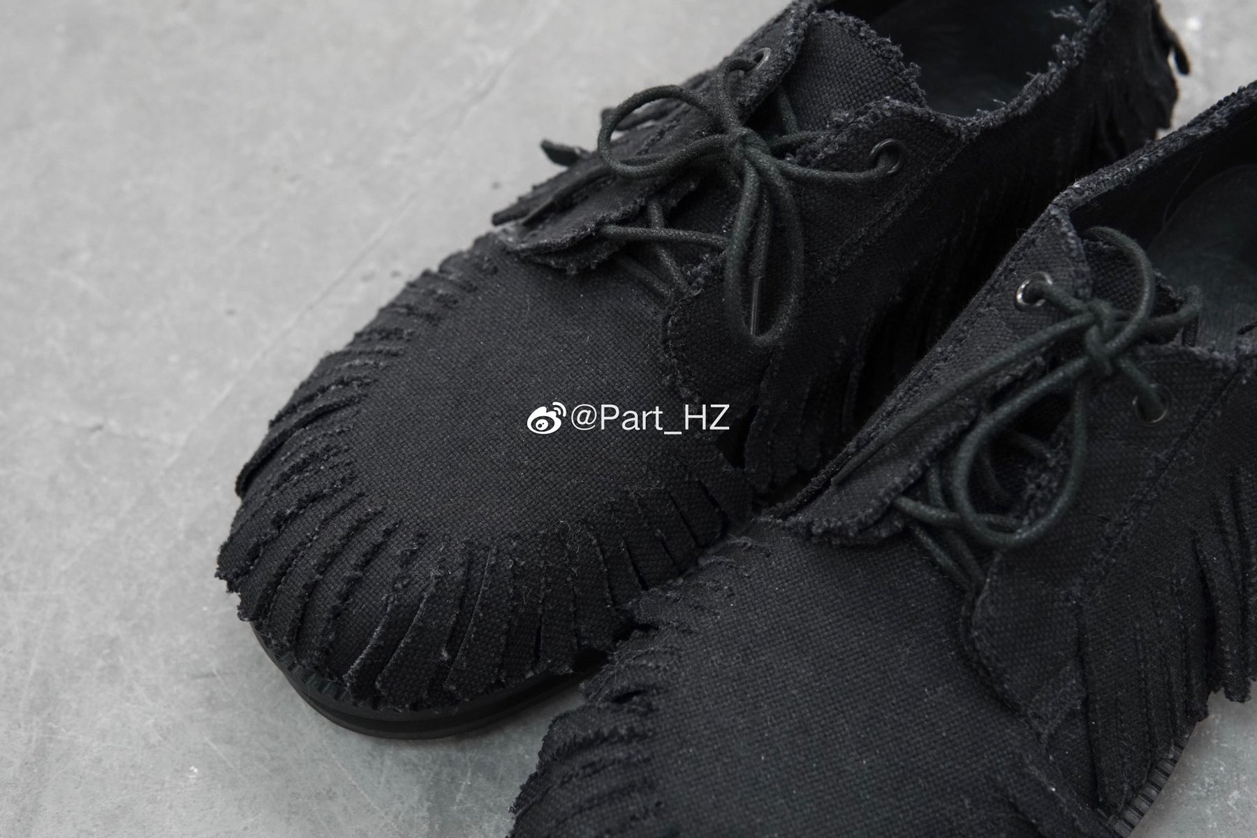 Yohji Yamamoto A/W 2018 Distressed Fringe Shoes