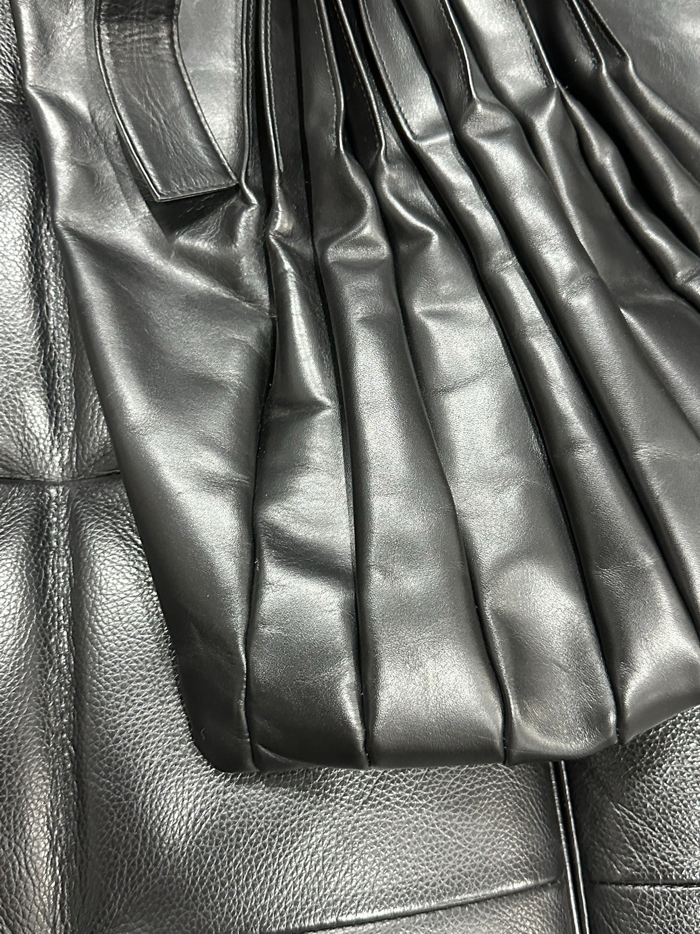 Yohji Yamamoto Noir Pleated Leather Bag