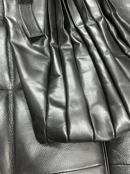 Yohji Yamamoto Noir Pleated Leather Bag