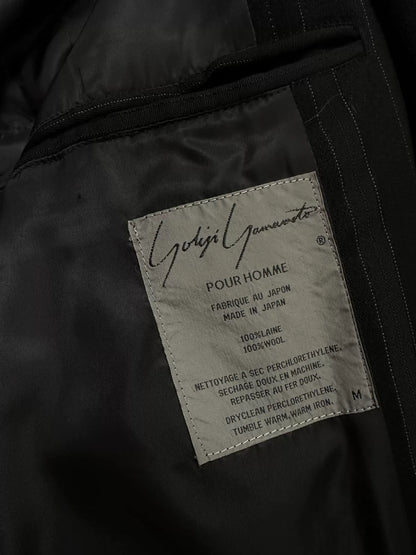 yohji yamamoto striped jacket from 1985