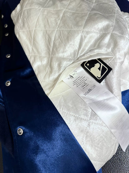 Gucci x MLB NY Logo Silk Baseball Jacket