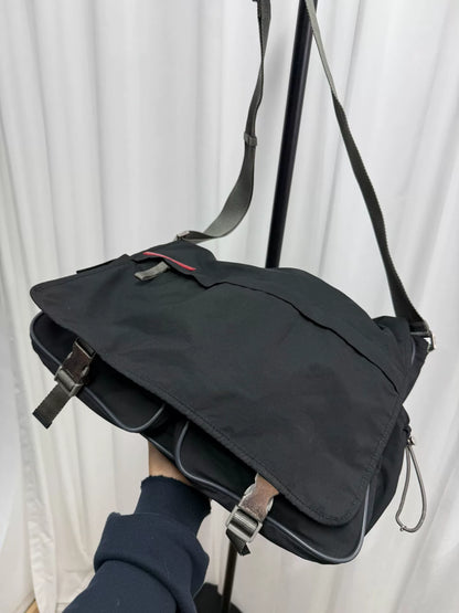 Prada Sport Messenger Bag with Pockets