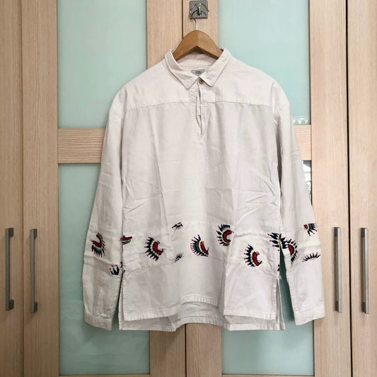 visvim 16SS KERCHIEF BORDER CHAMBRAY