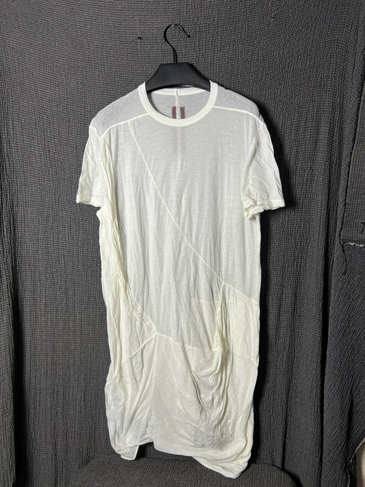 Rick Owens 17ss Spiral Twist Pleated T-shirt