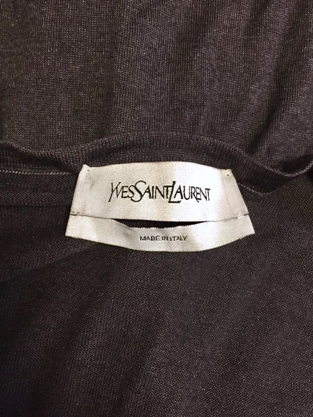 Saint Laurent Yves Old Logo Cashmere Cardigan