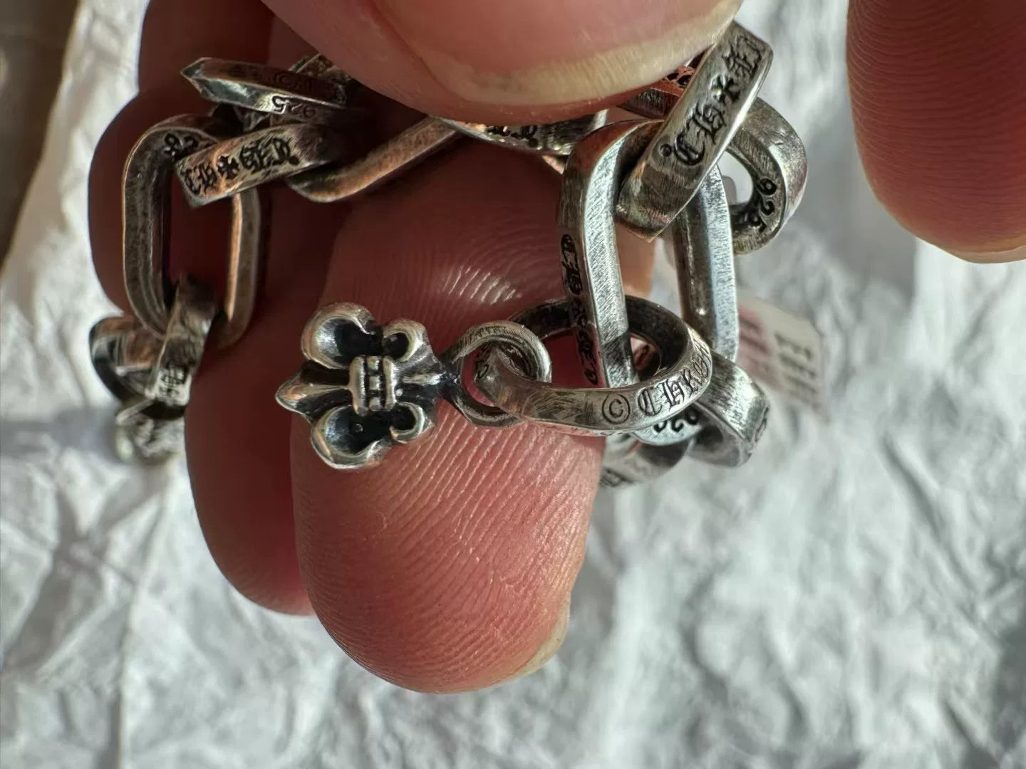 Chrome Hearts Paper Chain Bracelet