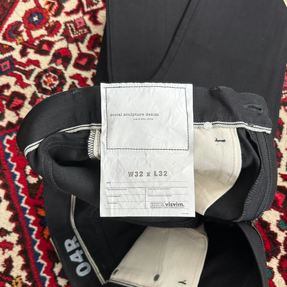 Visvim Black Denim Pants W32 L32