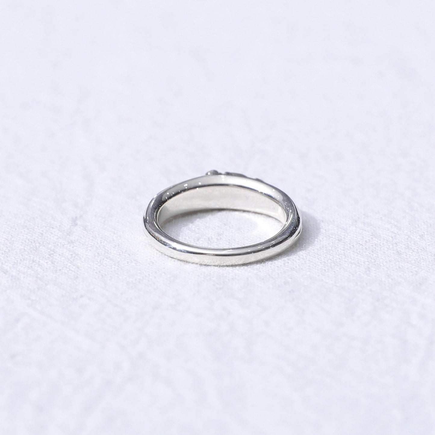 Chrome Hearts 925 Silver White Diamond Sword Ring