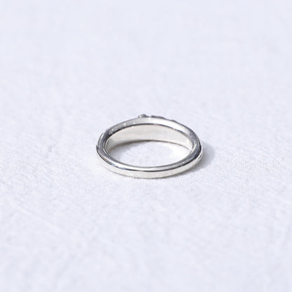 Chrome Hearts 925 Silver White Diamond Sword Ring