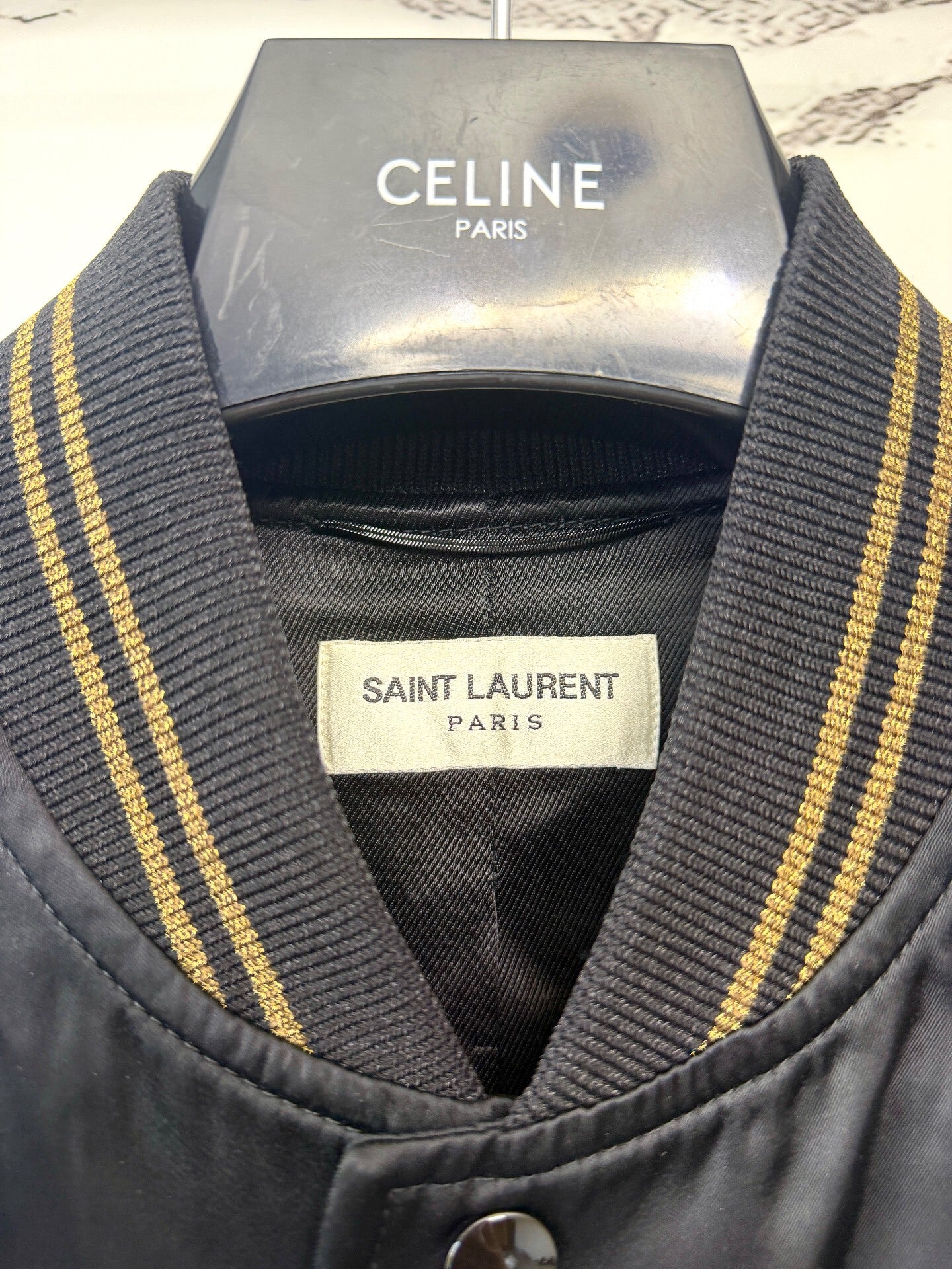 saint laurent hollywood jacket black 48