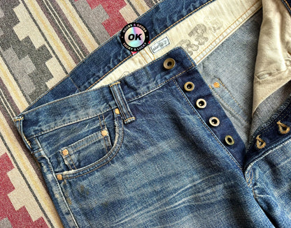 Prps Noir Heavy Washed Distressed Jeans