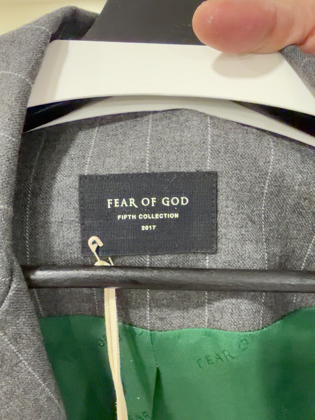Fear of God 5th Collection Gray Coat